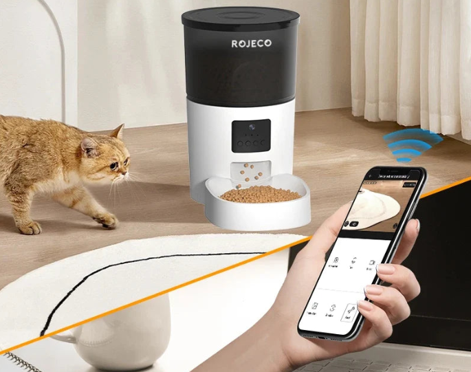 ROJECO Distributeur Automatique - Nourrissez vos animaux à distance !