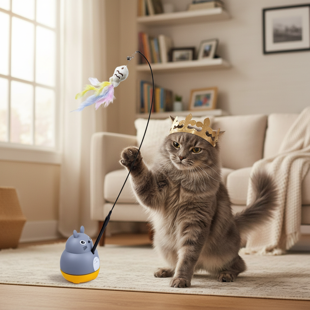 Jouet à Plumer pour Chats - Amusez votre félin !