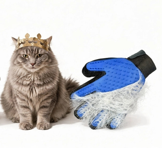 Gants de Toilettage en Silicone – Le brossage qu'ils vont enfin aimer 🐾