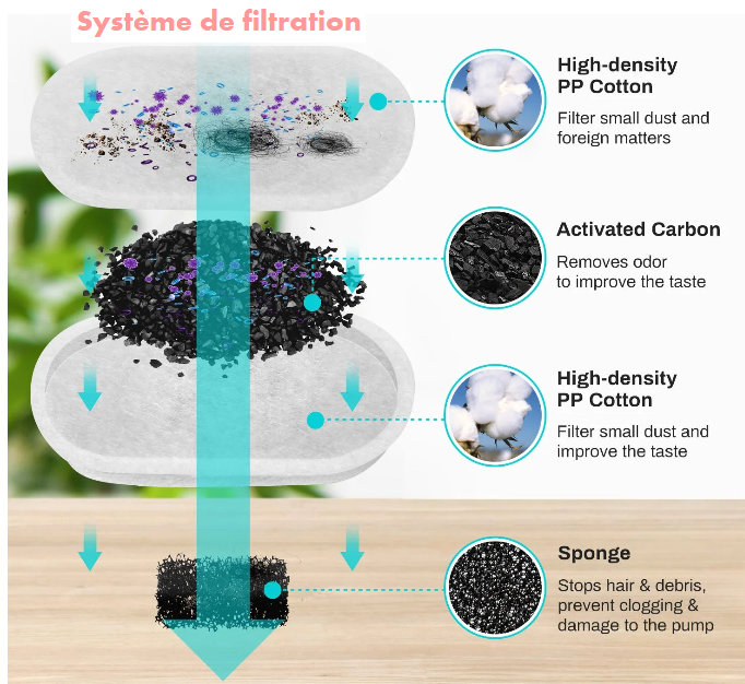 Fontaine à Eau ZYFeeder - Hydratation sans stress
