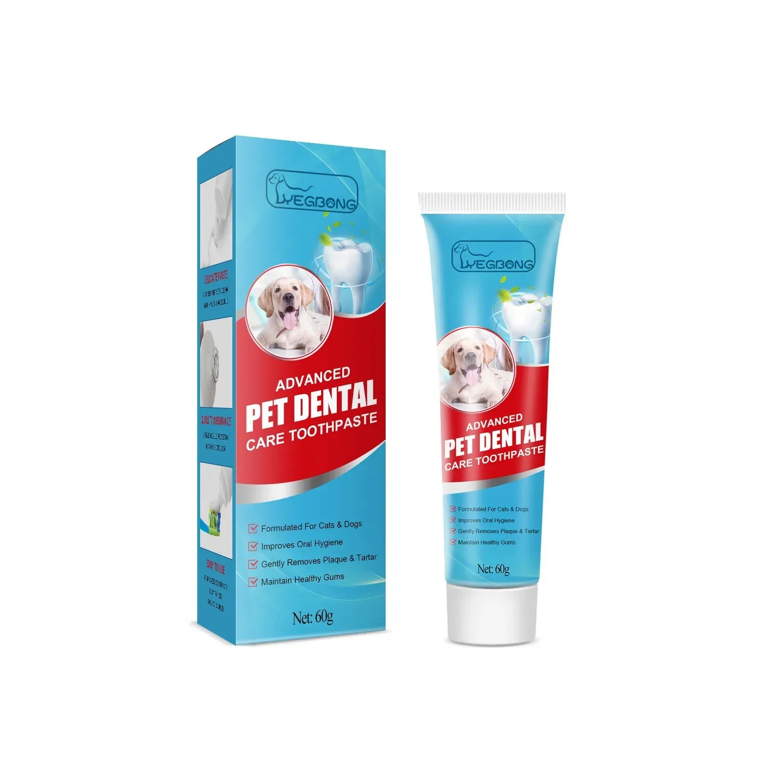 Dentifrice anti plaque dentaire pour animaux de compagnie