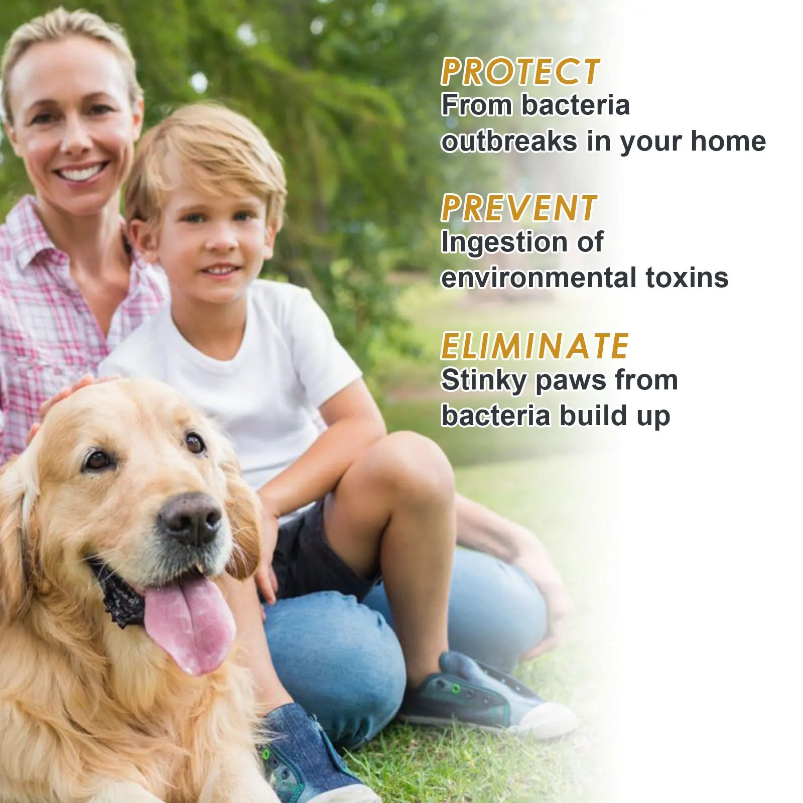Nettoyant pour Pattes d'Animaux  sans eau avec brosse – au pH équilibré et pour peau sensible