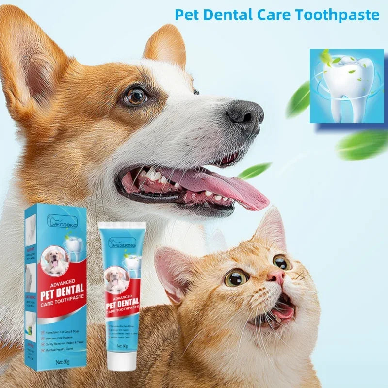 Dentifrice anti plaque dentaire pour animaux de compagnie