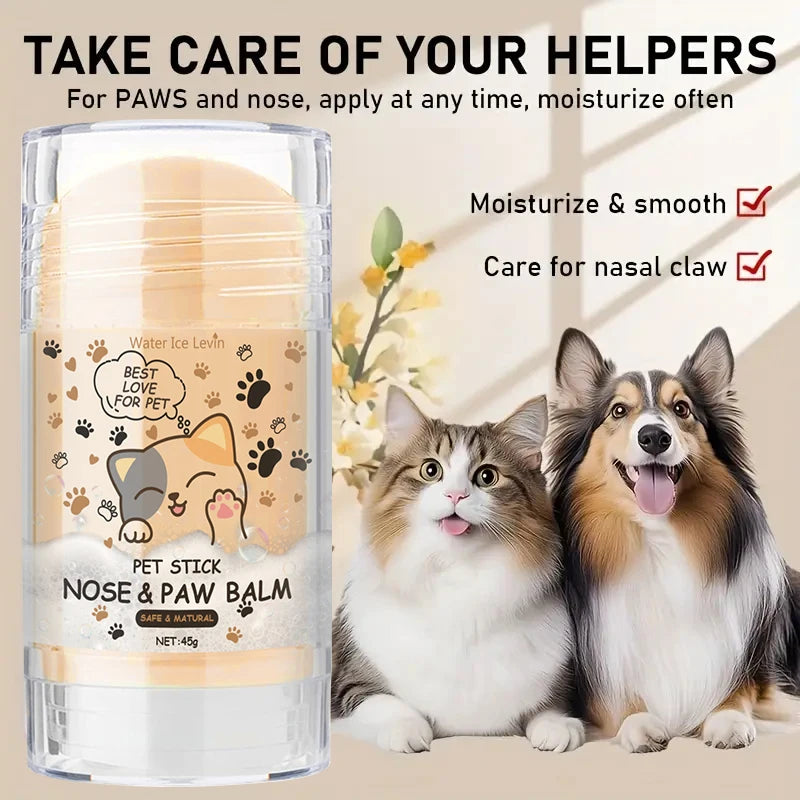 Baume de protection & crème hydratante pour le nez et les pattes pour animaux de compagnie