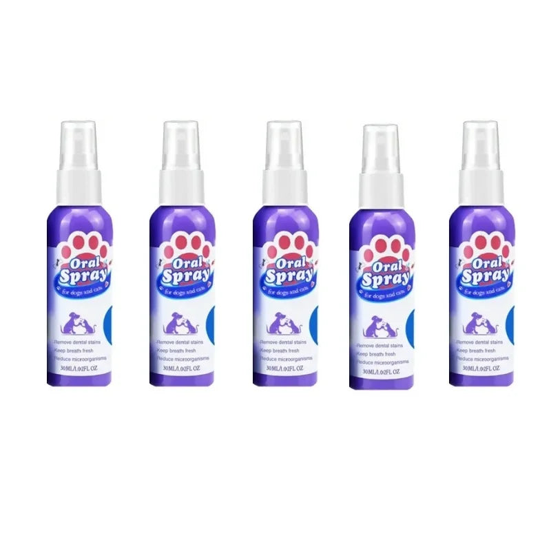 Spray de nettoyage des dents d'animaux domestiques