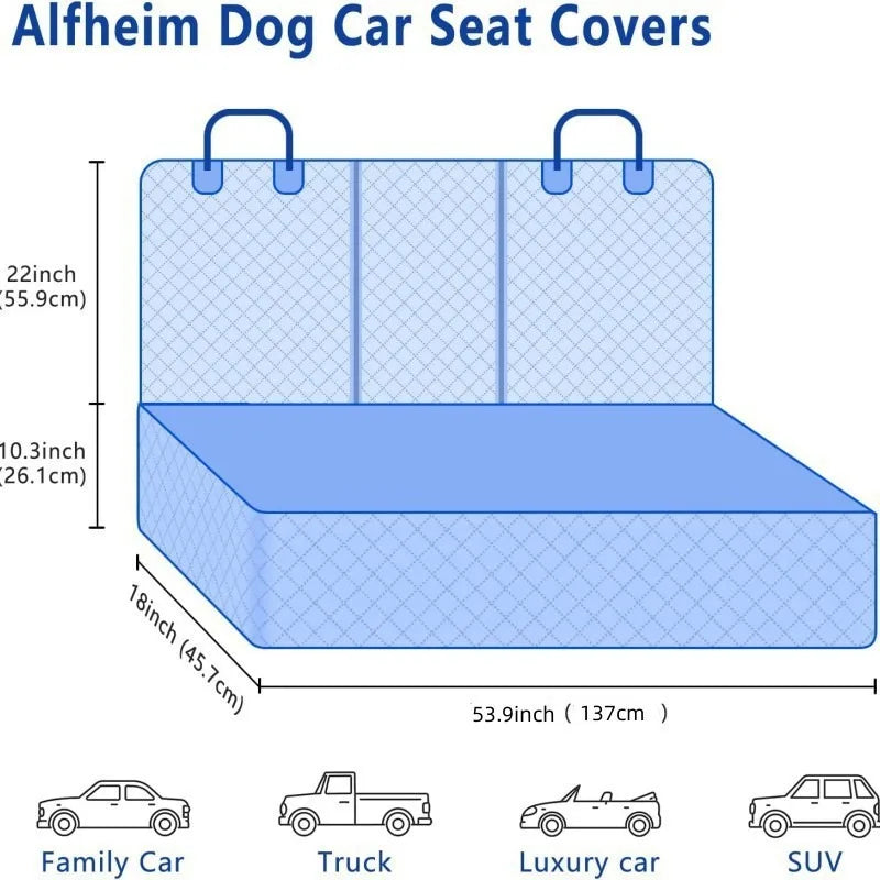 Housse de Siège Chien - Protection Totale pour Aventures canines