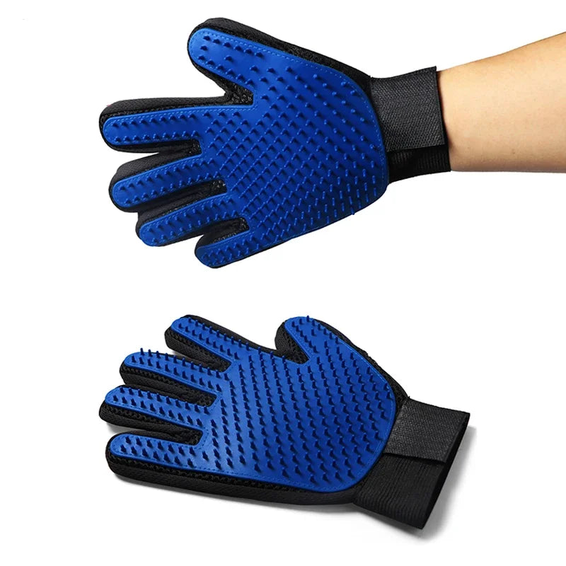 Gants de Toilettage en Silicone - Douceur et Confort pour Votre Animal