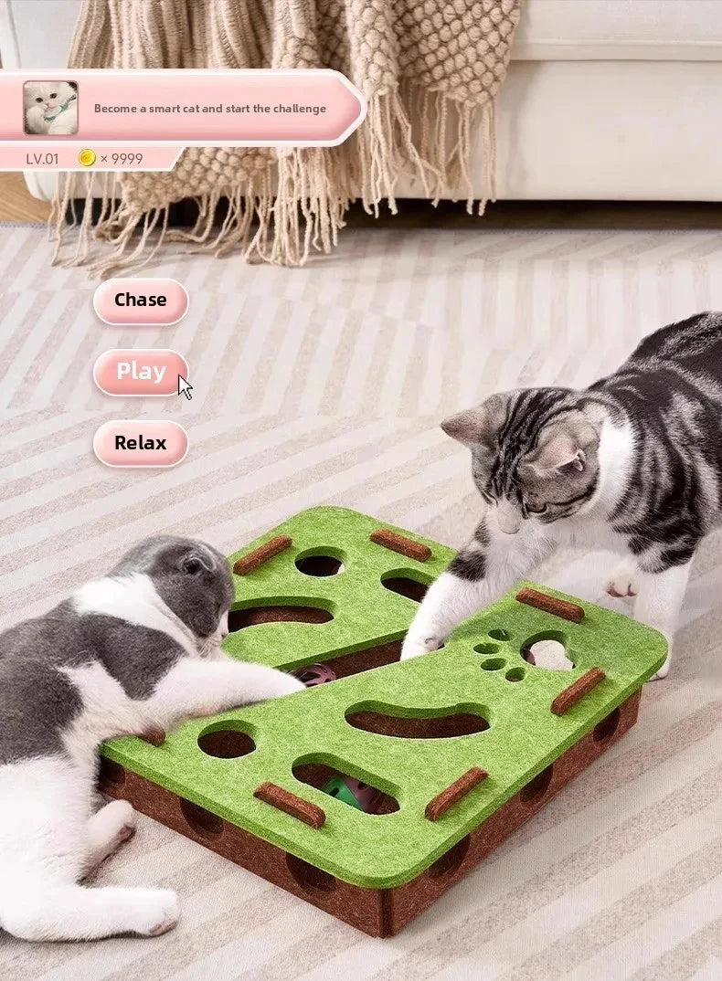 Jouet Puzzle pour Chats - Stimulez leur instinct !