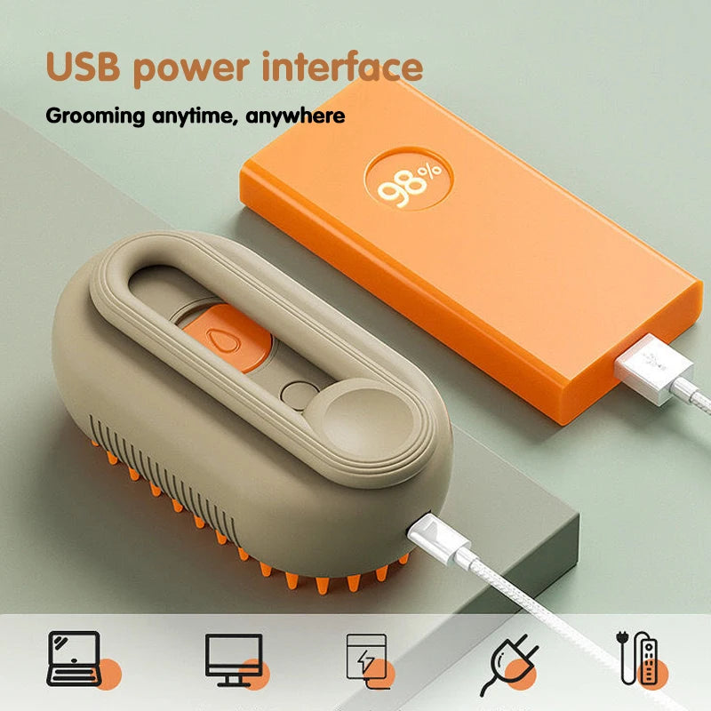 Brosse de Toilettage électrique 3 en 1