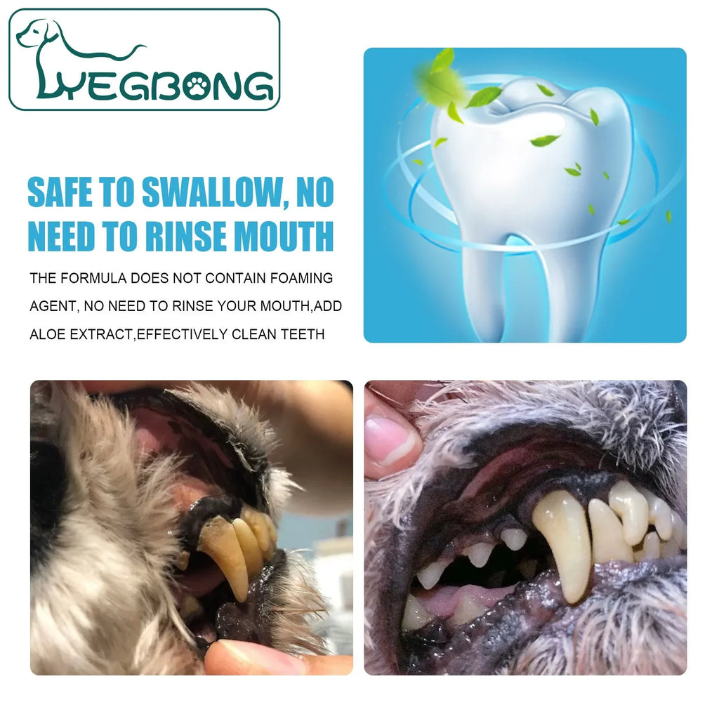 Dentifrice anti plaque dentaire pour animaux de compagnie