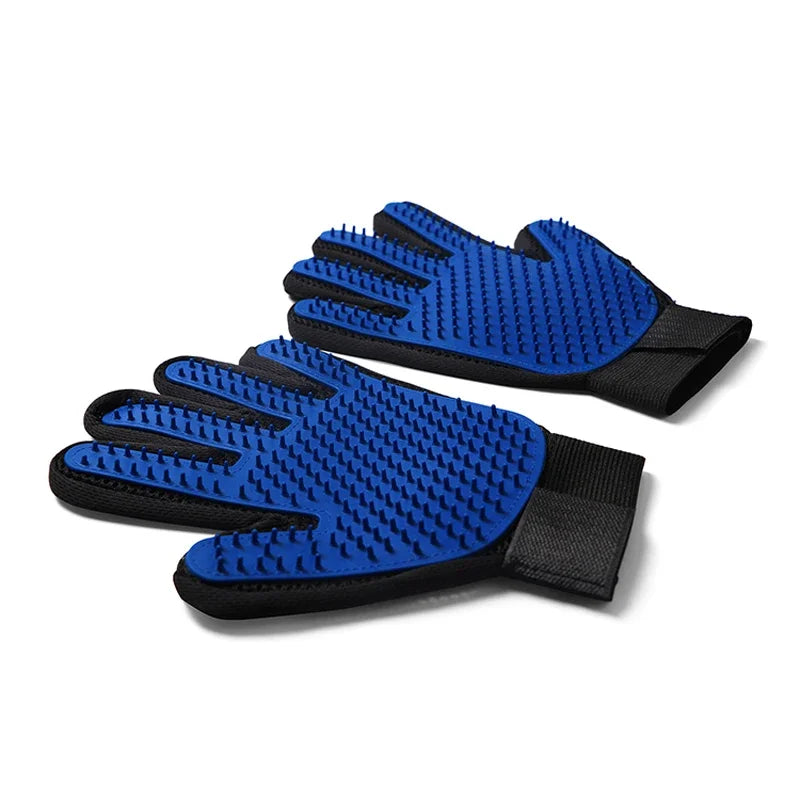 Gants de Toilettage en Silicone - Douceur et Confort pour Votre Animal