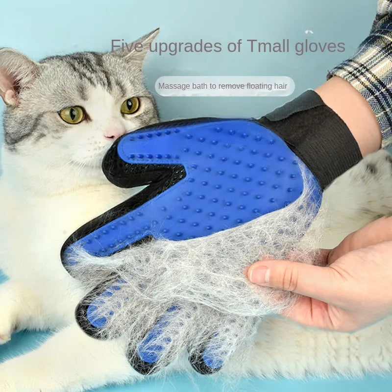 Gants de Toilettage en Silicone - Douceur et Confort pour Votre Animal