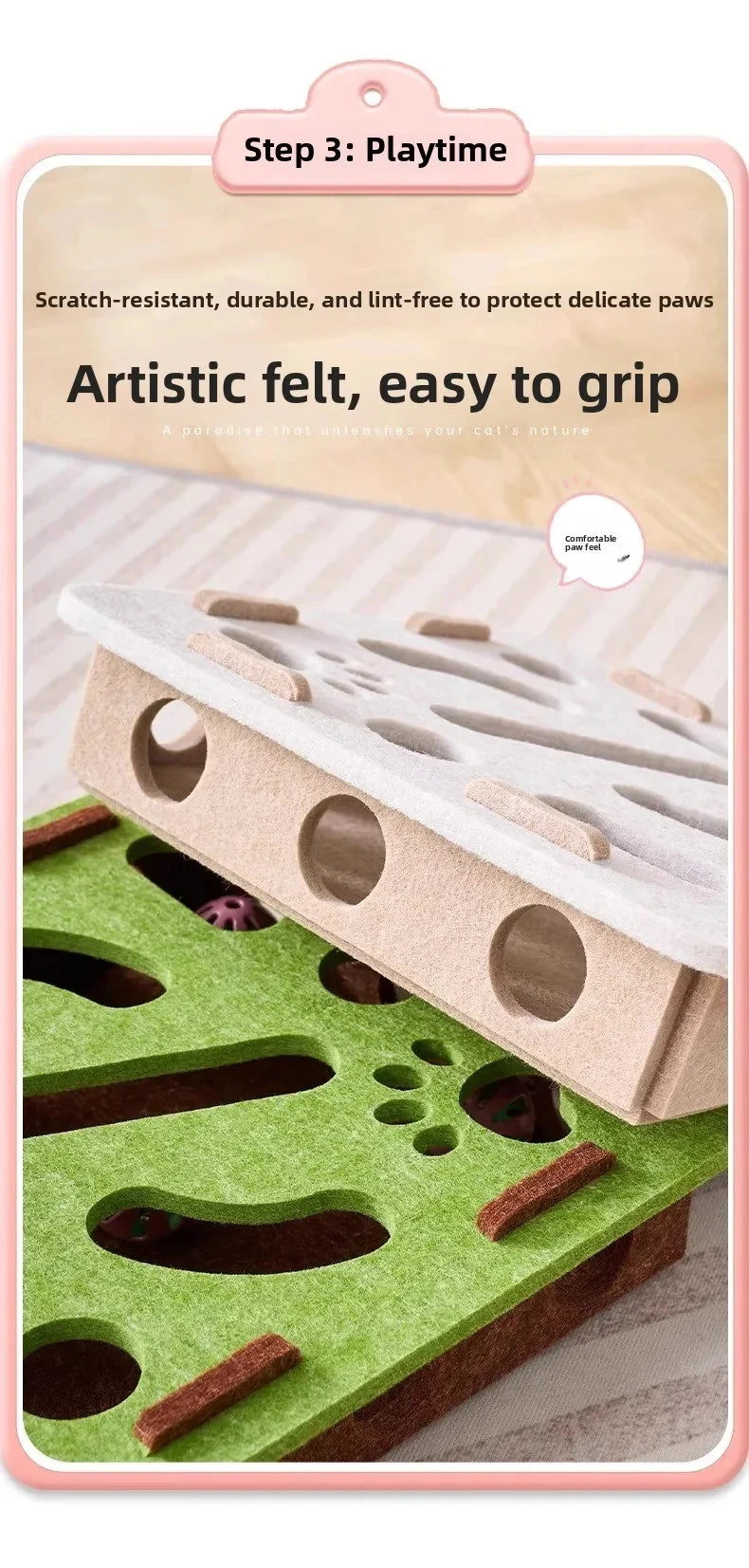 Jouet Puzzle pour Chats - Stimulez leur instinct !