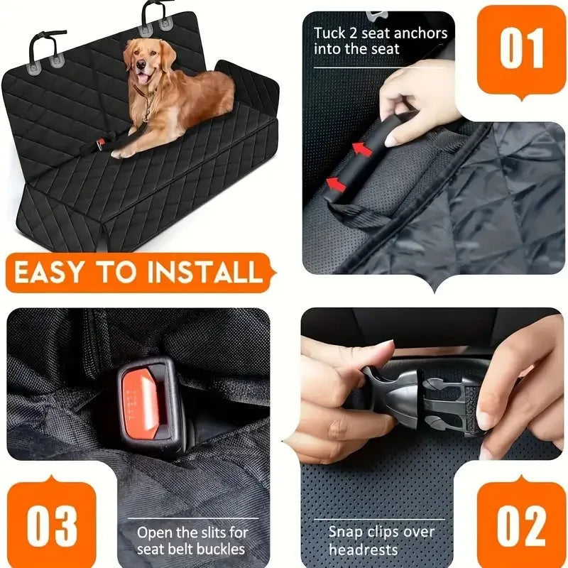 Housse de Siège Chien - Protection Totale pour Aventures canines