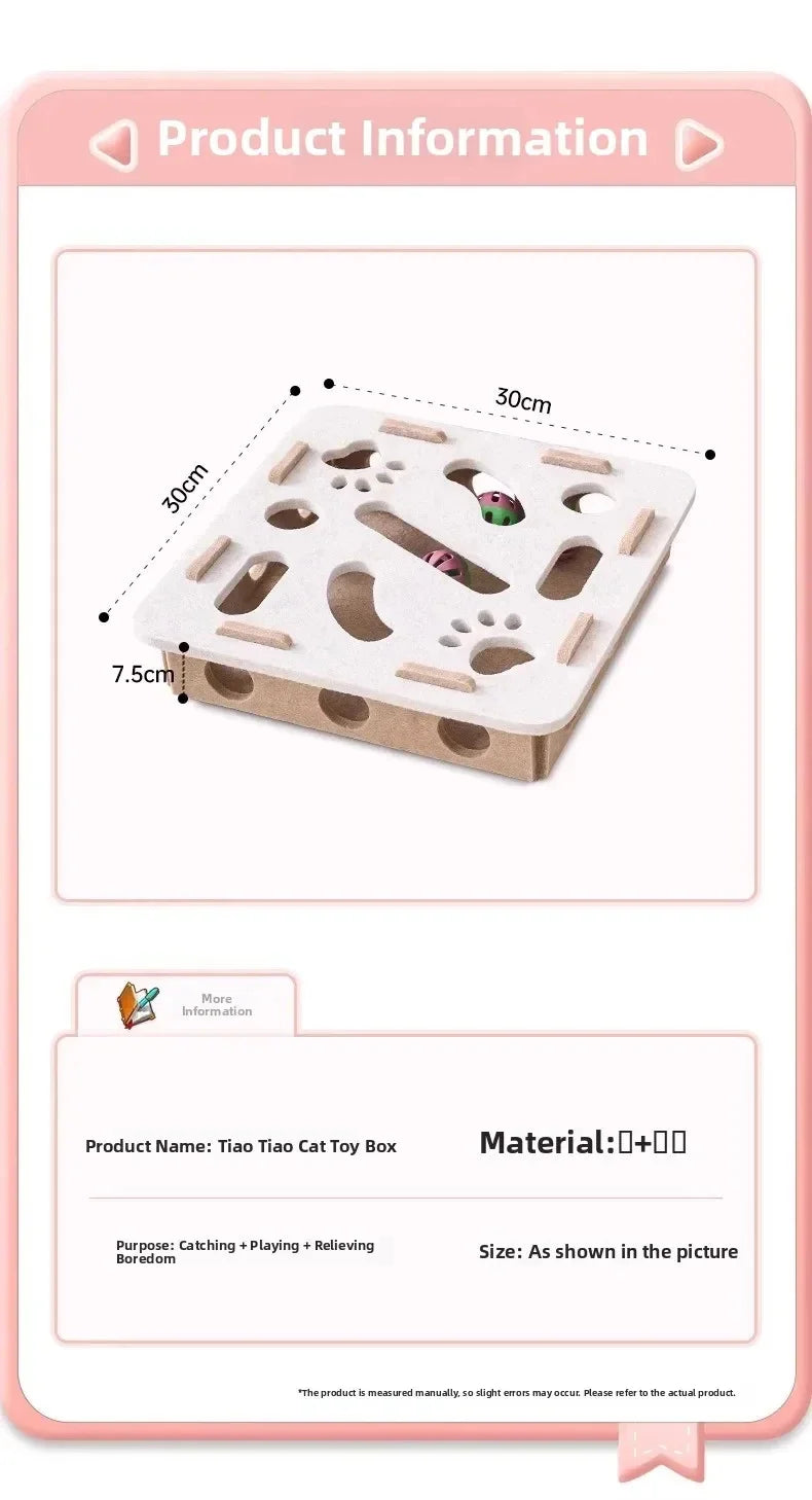Jouet Puzzle pour Chats - Stimulez leur instinct !