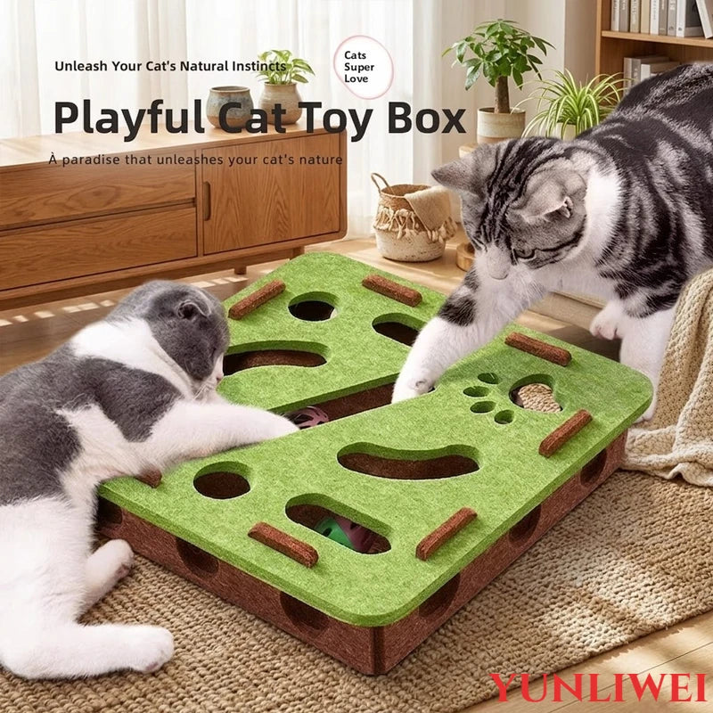 Jouet Puzzle pour Chats - Stimulez leur instinct !