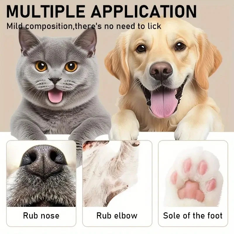 Baume de protection & crème hydratante pour le nez et les pattes pour animaux de compagnie