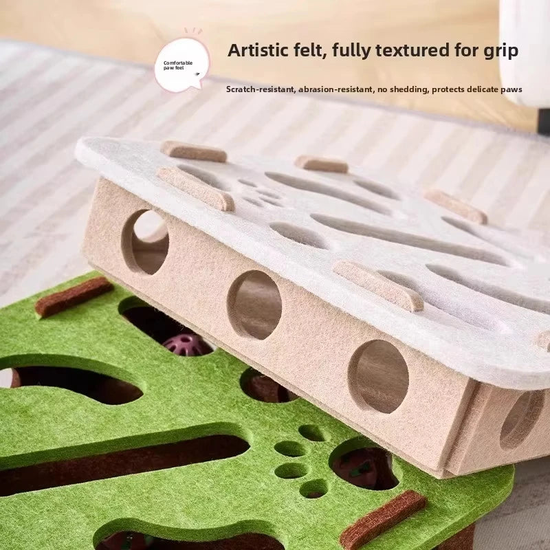 Jouet Puzzle pour Chats - Stimulez leur instinct !